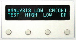 EMCIS EMI Analyzer EA-2100 Control button and Display